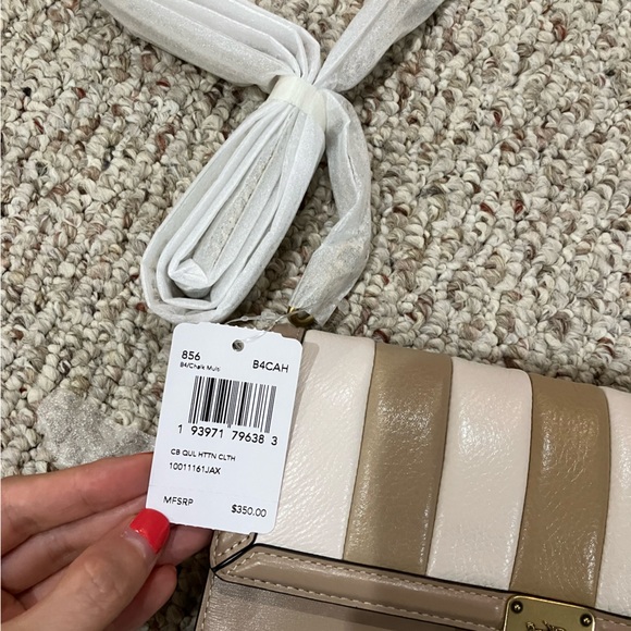 Coach Hutton Clutch With Colorblock Quilting 856 - Picture 5 of 9